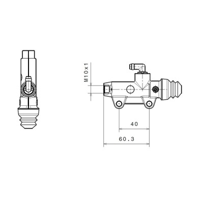 BREMBO BOMBA TRASERA Ø13mm 910A90390