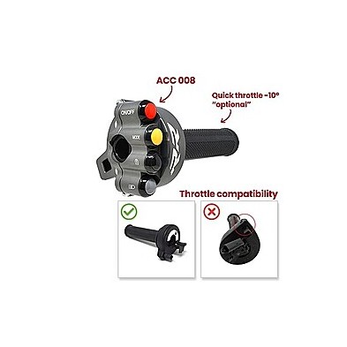 JETPRIME ELECTRONIC THROTTLE RIGHT SWITCH BMW S1000RR 15-