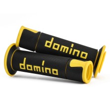 DOMINO GRIPS ON ROAD BLACK/YELLOW