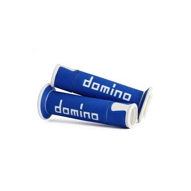 DOMINO GRIPS ON ROAD BLUE/WHITE