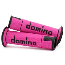 DOMINO GRIPS ON ROAD PINK/BLACK