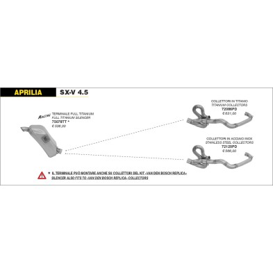 ESCAPE ARROW Terminal FULL TITANIUM 75078TT