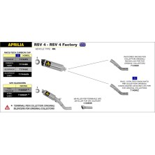 ARROW 71406KZ CATALYTIC CONNECTOR FOR ORIGINAL APRILIA MANIFOLDS