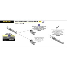 ARROW CATALYTIC CONNECTOR FOR ORIGINAL MANIFOLDS 71673KZ