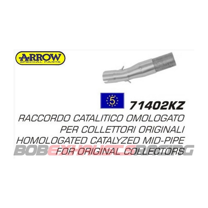 ARROW Codo 71402KZ / Kawasaki Ninja 250 R 09/12