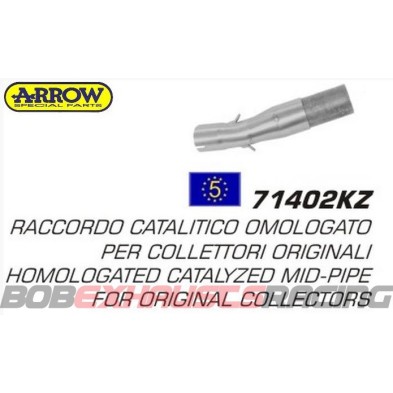 ARROW Codo 71402KZ / Kawasaki Ninja 250 R 09/12