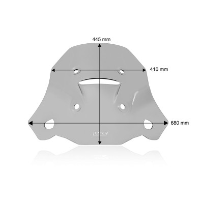 WRS WINDSCREEN STANDARD PLUS TUAREG 660 22-24 SMOKE