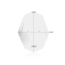 WRS CUPULA TOURING SR GT 125/200 22-24 TRANSPARENTE