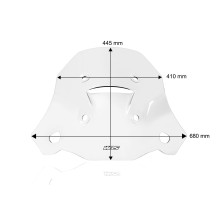 WRS CUPULA STANDARD PLUS TUAREG 660 22-24 TRANSPARENTE