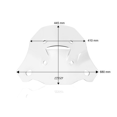 WRS CUPULA STANDARD PLUS TUAREG 660 22-24 TRANSPARENTE