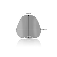 WRS WINDSIELD TOURING APRILIA TUAREG WIND 50 / 125 / 350 / 600 1986-1990 SOMOKED DARK