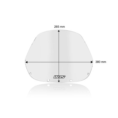 WRS WINDSIELD STANDARD APRILIA TUAREG WIND 50 / 125 / 350 / 600 1986-1990 CLEAR
