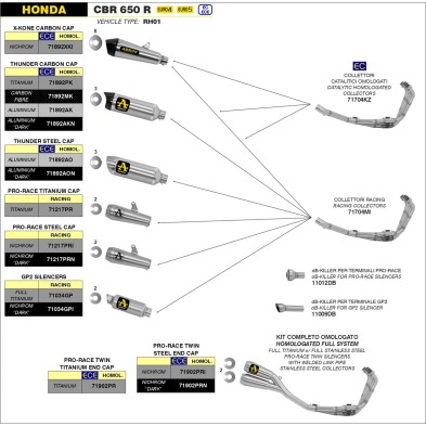 ARROW SILENCIOSO GP2 71034