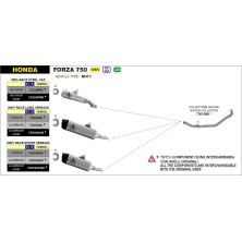 ARROW SILENCIOSO PRO RACE 73518PRN