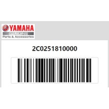 YAMAHA ORIGINAL EJE DE RUEDA 2C0-25181-00