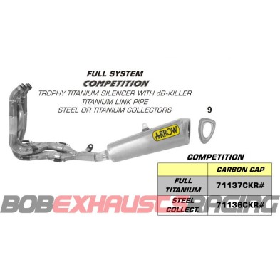 EXHAUST ARROW COMPLETE Kit COMPETITION / Honda CBR 1000 RR '14/15