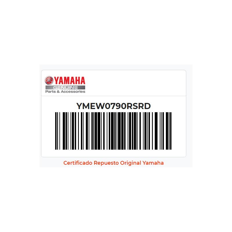 ORIGINAL YAMAHA RED RIM STICKER YMEW0790RSRD