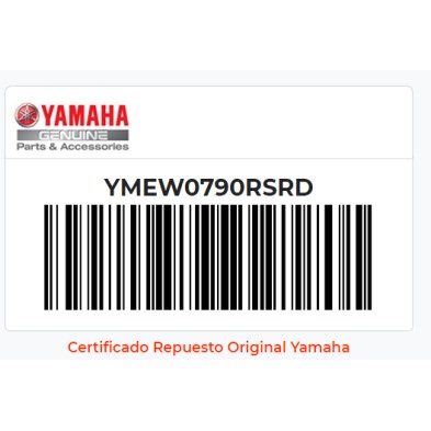 ORIGINAL YAMAHA RED RIM STICKER YMEW0790RSRD