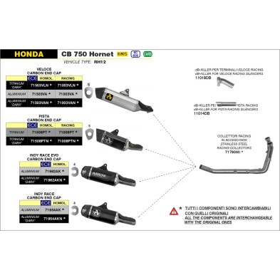 ARROW RACING MANIFOLD 71780MI