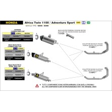 ARROW RACING MANIFOLD HONDA 72168