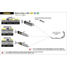 ARROW SILENCIOSO MAXI RACE-TECH HONDA 72625