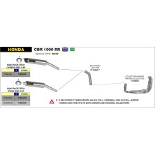 ARROW SILENCER MAXI RACE-TECH HONDA 71885