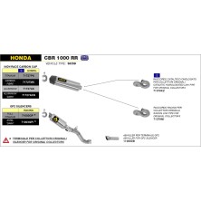 ARROW GP2 SILENCER KIT 71003