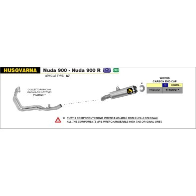 ARROW SILENCIOSO WORKS HUSQVARNA 71793PK