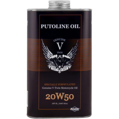 PUTOLINE CAN 1L GENUINE V-TWIN 20W-50