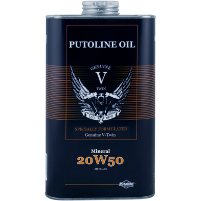 PUTOLINE CAN 1L GENUINE V-TWIN MINERAL 20W-50