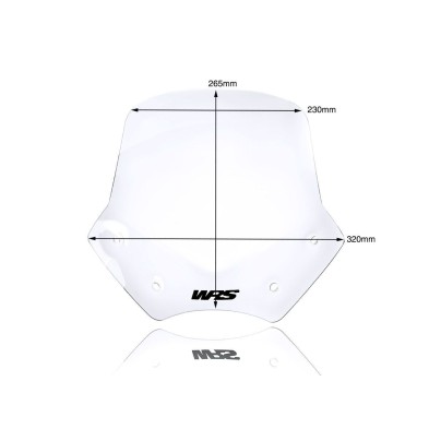 WRS PARABRISAS SPORT BMW R 1200 R 2006-2014 TRANSPARENTE