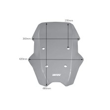 WRS WINDSIELD SPORT BMW C 400X 18-24 SMOKED