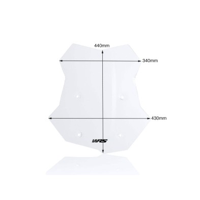 WRS WINDSIELD CAPONORD BMW F 750-850 GS-ADV 2018-2023/ F 800-F 850 GS 2024/F 900GS ADV 2024 CLEAR