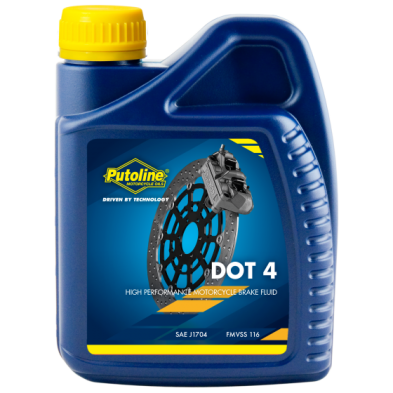 PUTOLINE BOTELLA 0.5L DOT 4 BRAKE FLUID