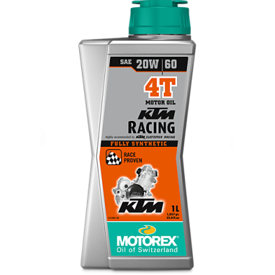 MOTOREX OIL 1L KTM RACING 4T SAE 20W/60L