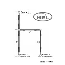 HEL PERFORMANCE LATIGUILLOS METALICOS DELANTEROS FIM CEV H