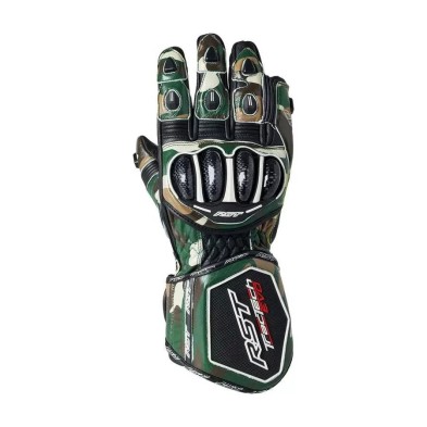 RST GLOVES TRACTECH EVO 4 CAMO/GREEN COLOUR