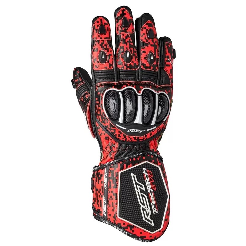 RST GLOVES TRACTECH EVO 4 DAZZLE RED