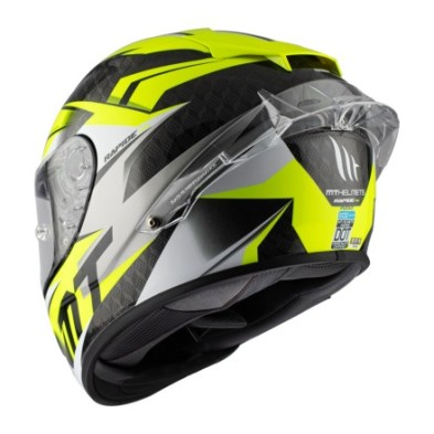 MT CASCO RAPIDE PRO FUGAZ FLUOR TALLA M