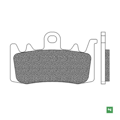 NEWFREN BRAKE PAD FD0498SP1 TT PRO SINTER