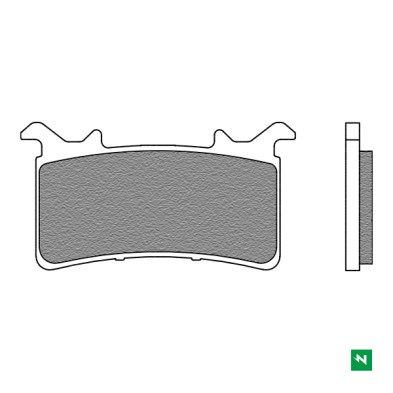 NEWFREN BRAKE PAD FD0571SP1 TT PRO SINTER