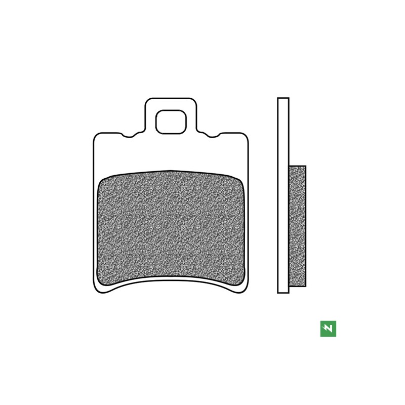 NEWFREN BRAKE PAD FD0196BE1 ELITE ORGANIC