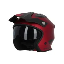 ACERBIS CASCO JET ARIA METALLIC ROJO