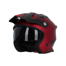 ACERBIS JET ARIA METALLIC RED HELMET