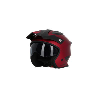 ACERBIS CASCO JET ARIA METALLIC ROJO