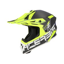 ACERBIS CASCO STEEL CARBON 22-06 BLACK YELLOW FLUO