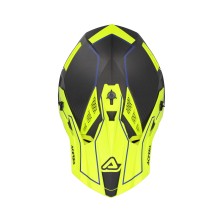 ACERBIS CASCO STEEL CARBON 22-06 BLACK YELLOW FLUO