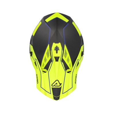 ACERBIS HELMET STEEL CARBON 22-06 BLACK YELLOW FLUO