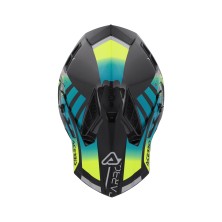 ACERBIS CASCO STEEL CARBON 22-06 TURQUESA / BLACK / FLUO YELLOW