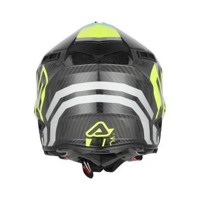 ACERBIS CASCO STEEL CARBON 22-06 TURQUESA / BLACK / FLUO YELLOW